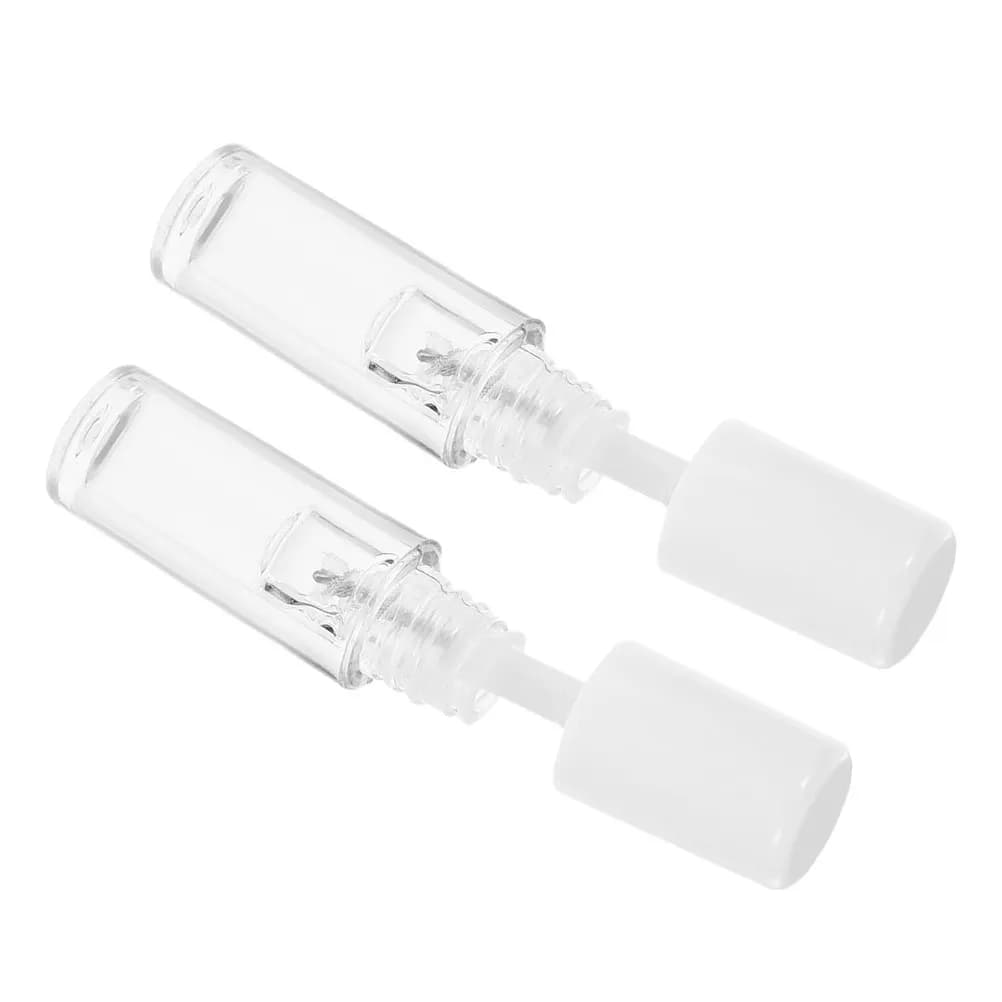 2 transparent mascara for eyelashes, waterproof and sweat resistant, modeling liquid for eyelashes, mini gel for eyebrows.