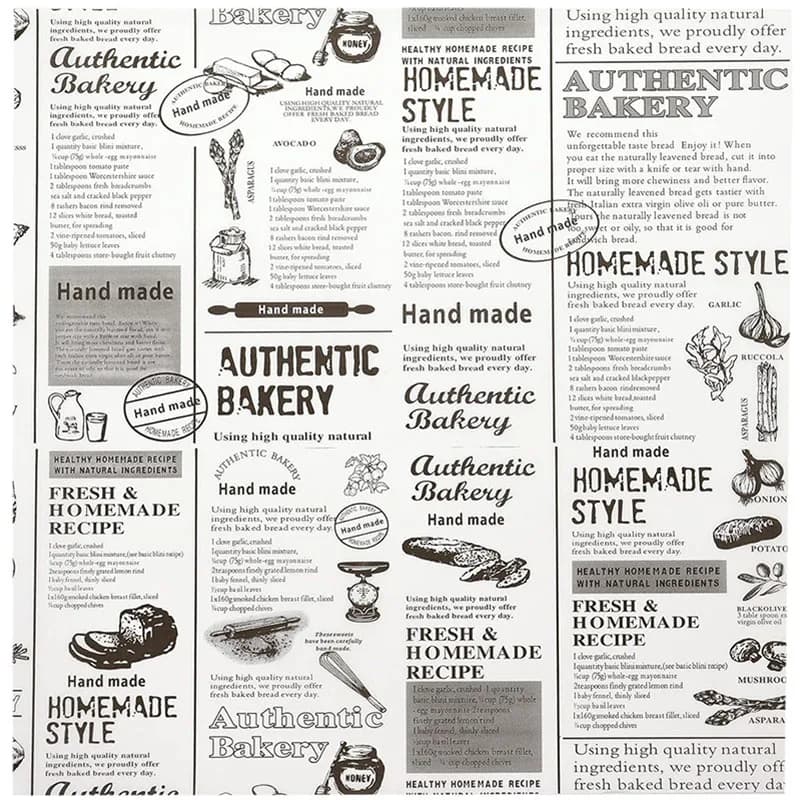 25/50/100 pezzi carta da imballaggio carta oleata per pane sandwich hamburger patatine fritte/carta cerata per uso alimentare utensili da cucina gadget