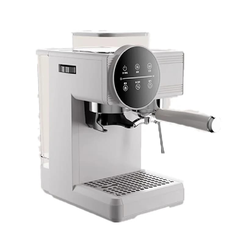 Macchina da caffè italiana semiautomatica di grado commerciale, pressione 15 bar, smerigliatrice conica incorporata, doppia estrazione fredda e calda