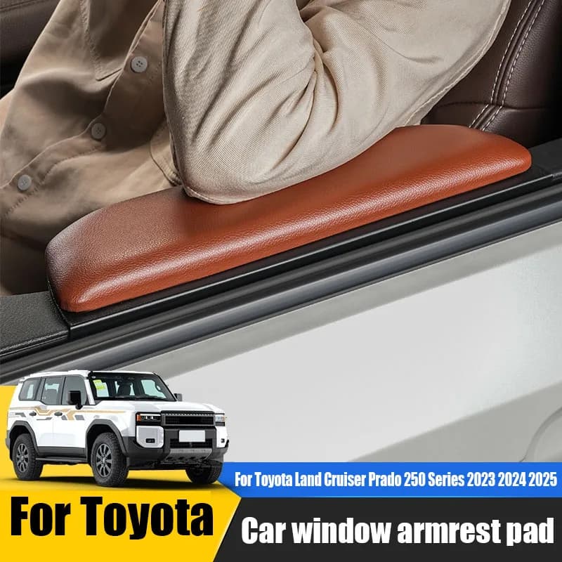 Per Toyota Land Cruiser Prado LC250 2024 2025 Finestra di automobile bracciolo pad altezza polso anteriore pad esperienza di guida confortevole
