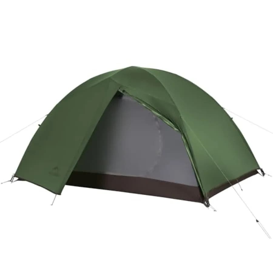 Tenda 4 Stagioni, Impermeabile per 2 Persone, Tenda da Backpacking per Campeggio Invernale in Climi Freddi