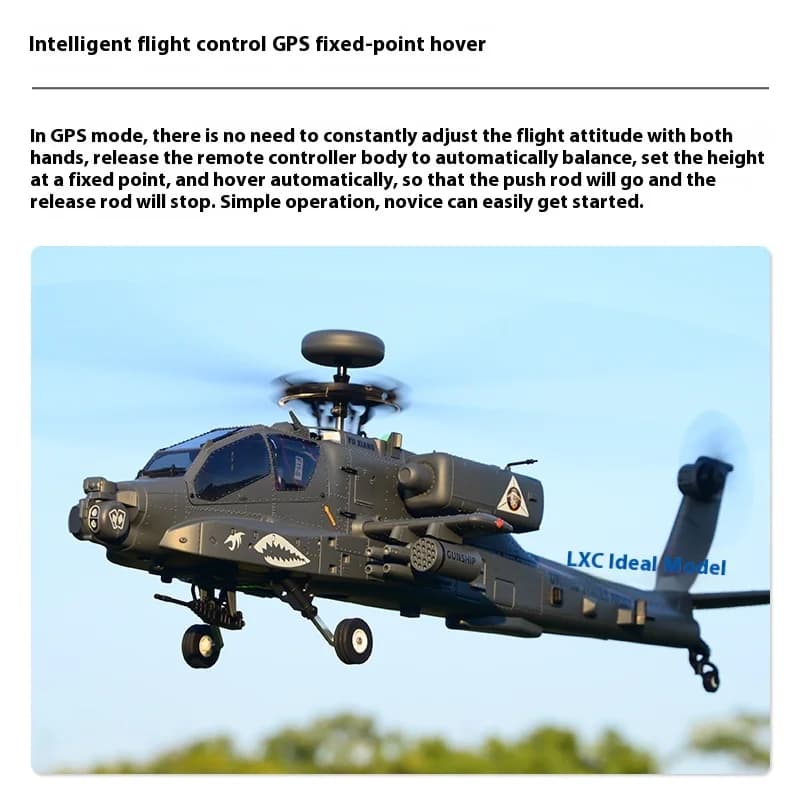 Elicottero F11S RC con mantenimento della posizione GPS Fusoliera con scala giroscopica a 6 assi Telecomando 2.4G Mantenimento dell'altitudine