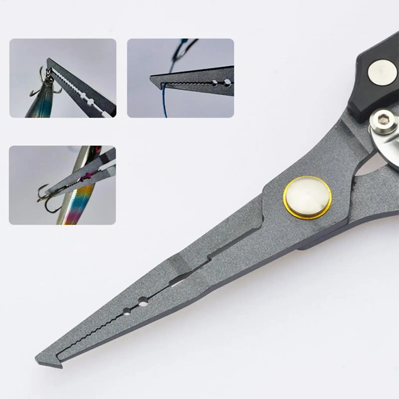Fish pliers Removal of heavy duty hooks Long nose cutting Small fish fishing pliers for catfish Spigola Trota Equipment Boat penetration box