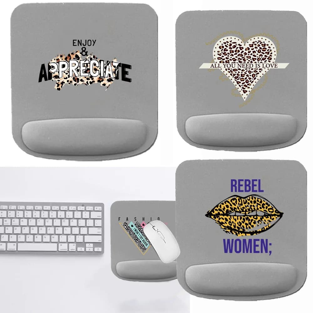 Tappetino per Mouse tappetino per Mouse antiscivolo tappetino per Mouse morbido tappetino per Mouse quadrato antiscivolo per PC Laptop Computer serie Leopard accessori per ufficio