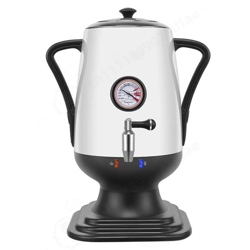 European Large Capacity Electric Water Kettle Temperature Display Heat Preservation Double Pot Design Household Water Boiler