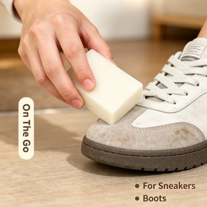 Portable Suede Nubuck Leather Cleaner Eraser Dry Stain Remover Rubber Cleaning Tool for Velvet Sneakers Boots Shoe Care