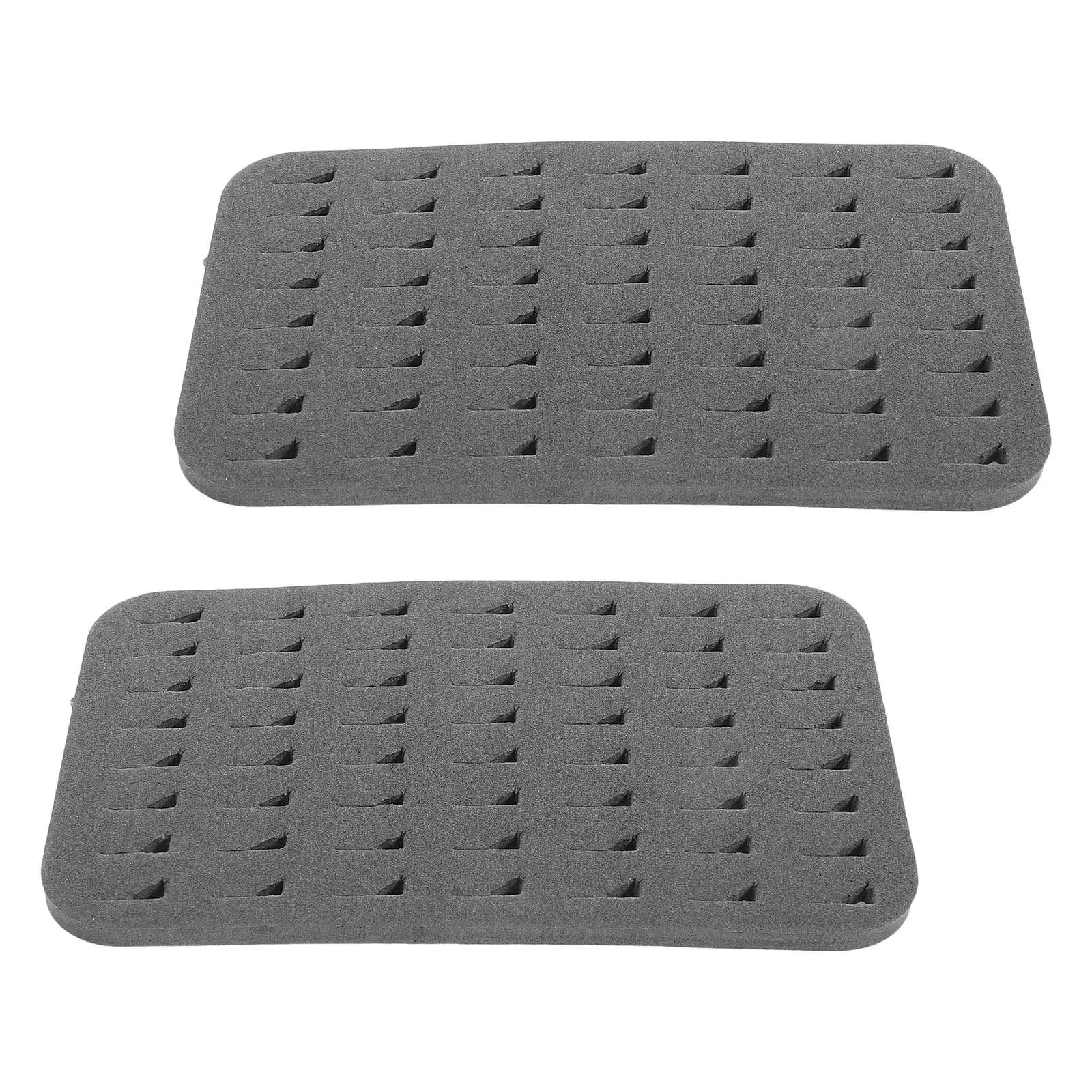 2 Pezzi Inserti in Schiuma per Organizzatore da Pesca a Mosca, Fogli di Ricambio Antiscivolo per Scatole da Pesca, Organizzazione Efficiente per Ami da Pesca