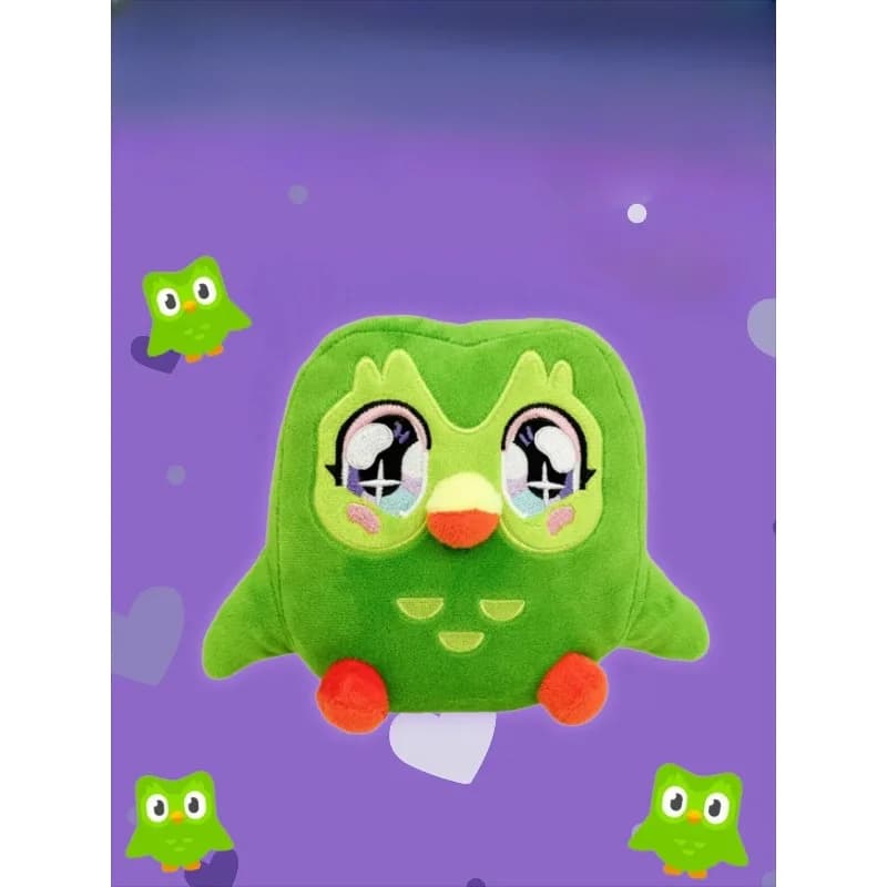 Nuovo Peluche Gufo Verde 2026, Simpatico Cartone Animato, Giocattolo Morbido Imbottito, Regalo di Compleanno per Bambini, Decorazione per la Stanza, Oggetto da Collezione