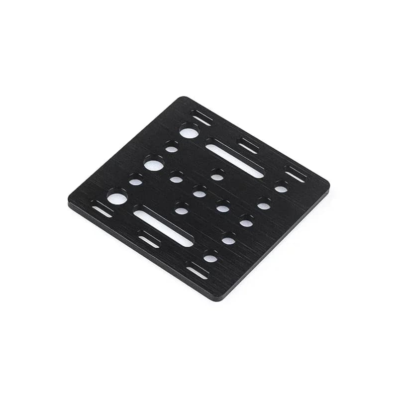 Openbuilds Piastra a portale con scanalatura a V 20mm 6063-T5 Piastra scorrevole in alluminio per profili in alluminio con scanalatura a V 2020 Parti della stampante 3D