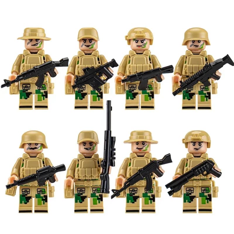 Mattoncini da costruzione, bambole, giocattoli, mini personaggi, bambole, regali di compleanno, giocattoli per bambini, personaggi dei cartoni animati.