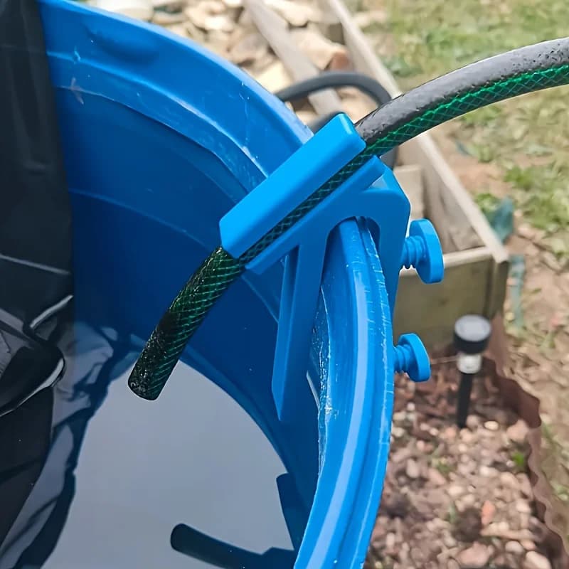 Supporto per Tubo da Giardino, Morsetto per Tubo, Facile Installazione, Stabile e Durevole, Organizza il Giardino, Mantiene Ordinato il Cortile