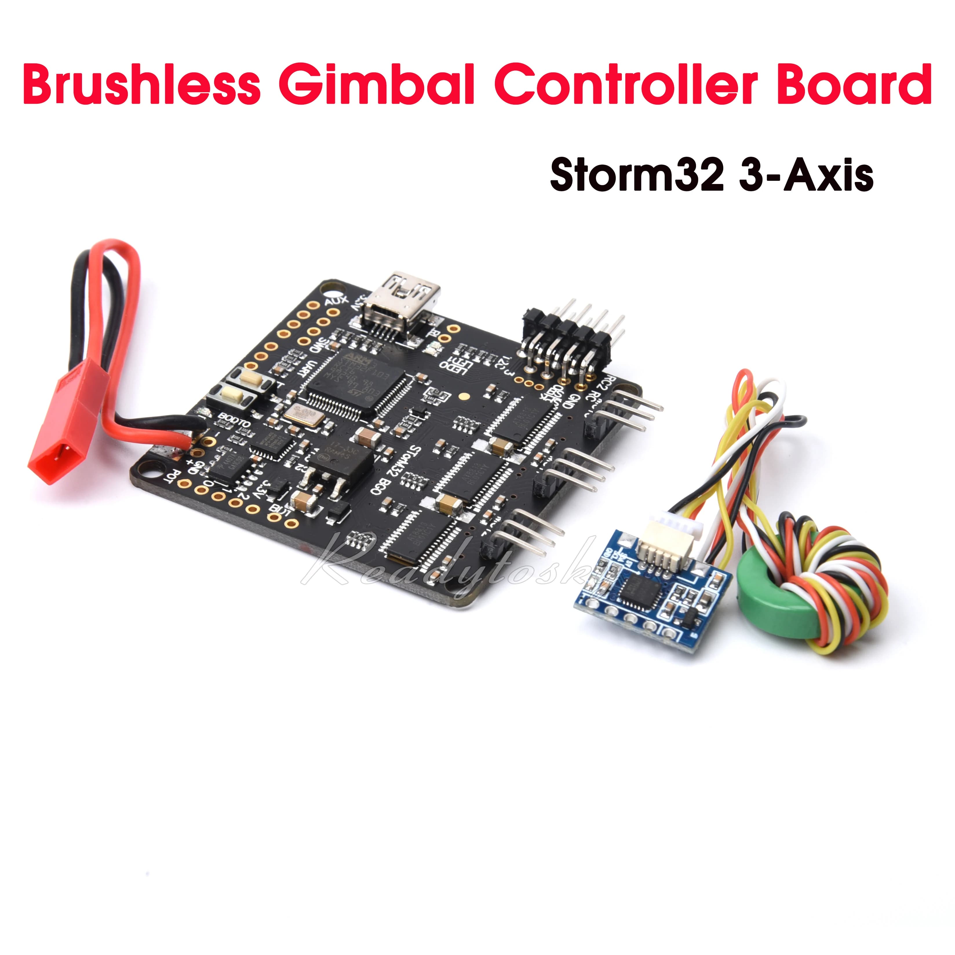 Storm32 BGC 32Bit STM32 3-axis controller card with double gyroscope for camera Gopro 3 runcam 3 walkera X350