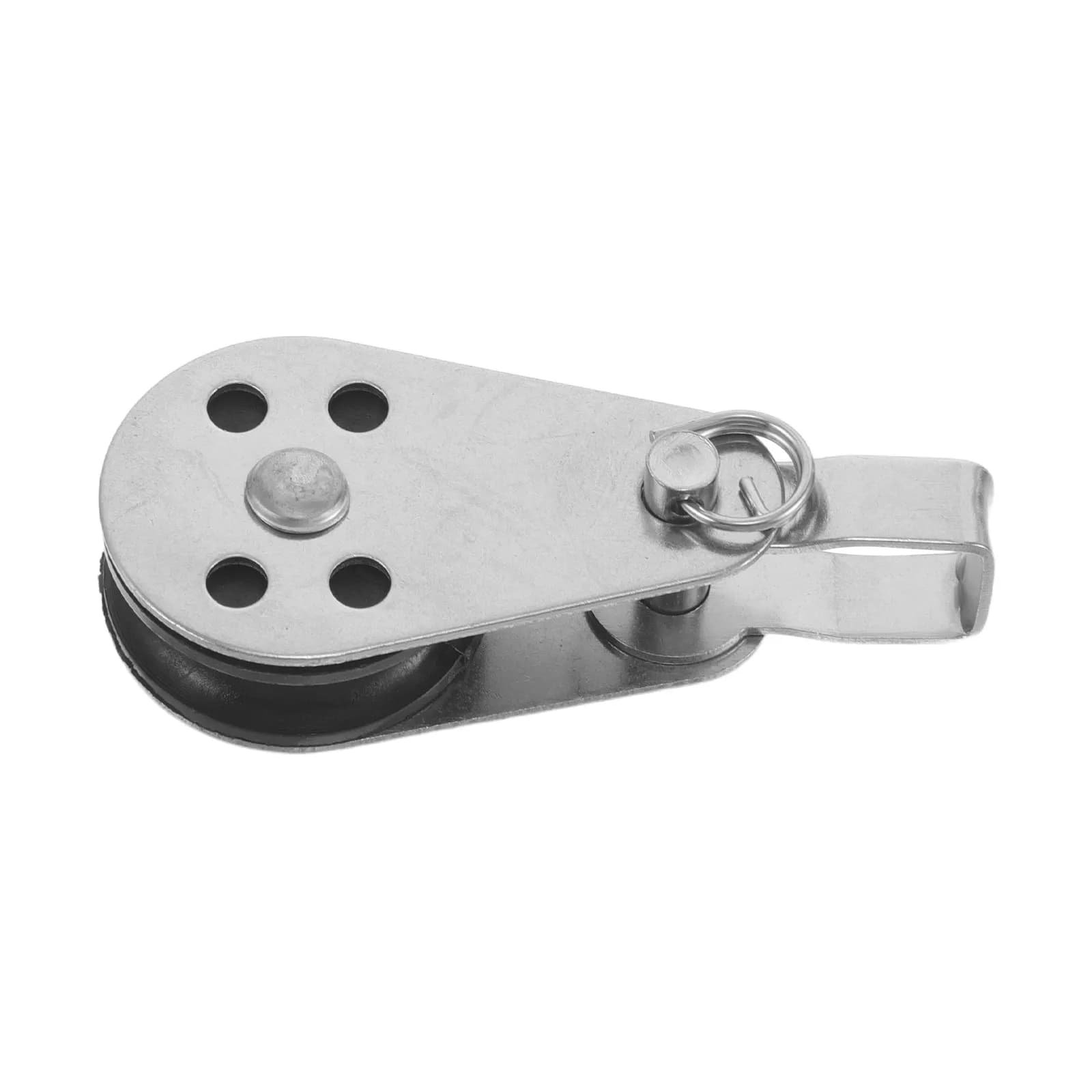 Stainless Steel Marine Pulley Small Single Swivel Rope Block for Boat Rigging Sailing Kayak Anchor Hardware