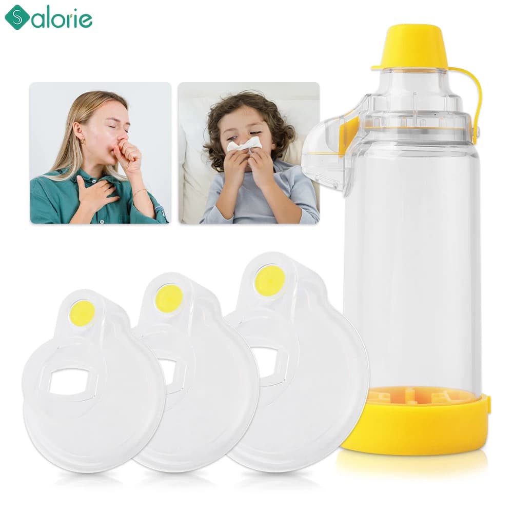 Nebulizzatore Compresorizzato Portatile con Serbatoio e Maschera per Adulti, Bambini e Animali Domestici - Camera per Inalazioni per Asma