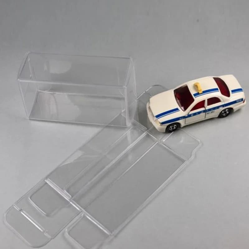 20/25/50pcs 41*43*82mm Organizzazione degli strumenti Scatole protettive in PVC 1:64 Giocattoli Auto Scatola dei giocattoli Caso Display Box Scatole di immagazzinaggio per ufficio a casa