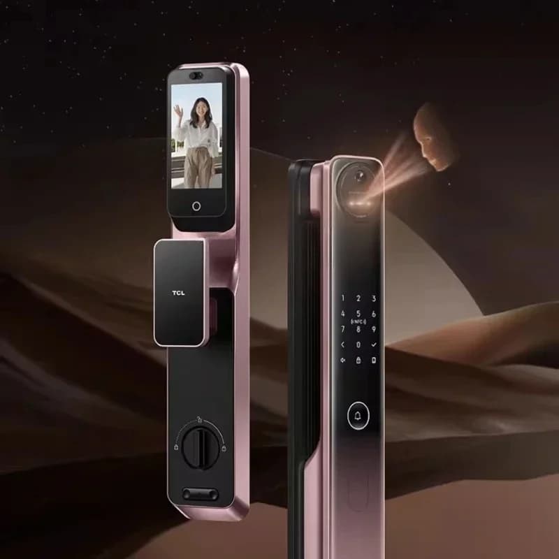 Serratura Intelligente X-S Plus con Doppio Schermo Interno ed Esterno, Riconoscimento Facciale 3D