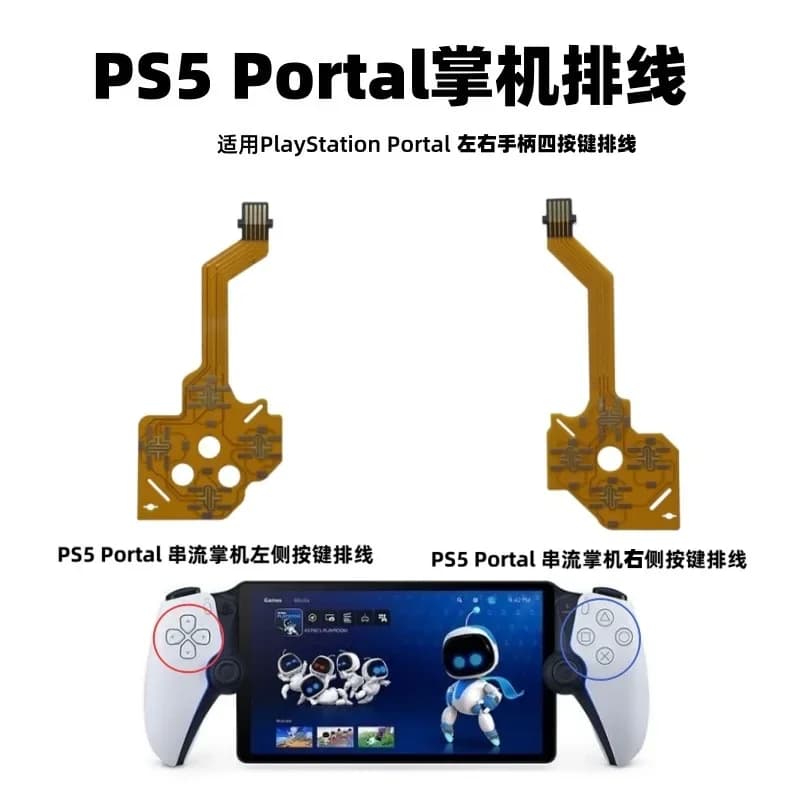 Cavo per Controller Sony PS5 Portal, Ricambio per Pulsanti, Accessori Compatibili con PS5