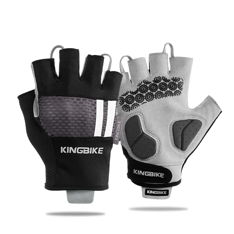 KINGBIKE Blak Guanti da bici Guanti da equitazione per mountain bike Guanti da bici da strada Accessori estivi per biciclette da ciclismo per uomo unisex