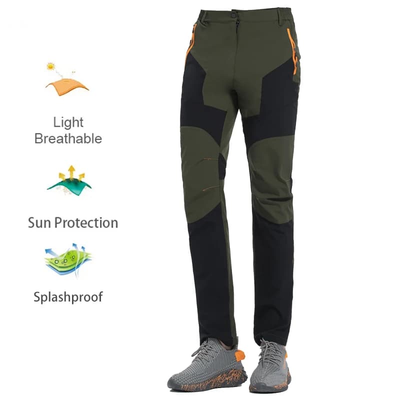 Pantaloni da trekking da uomo Sport all'aria aperta Estate Quick Dry Antivento Impermeabile Trekking Arrampicata Pantaloni traspiranti resistenti all'usura