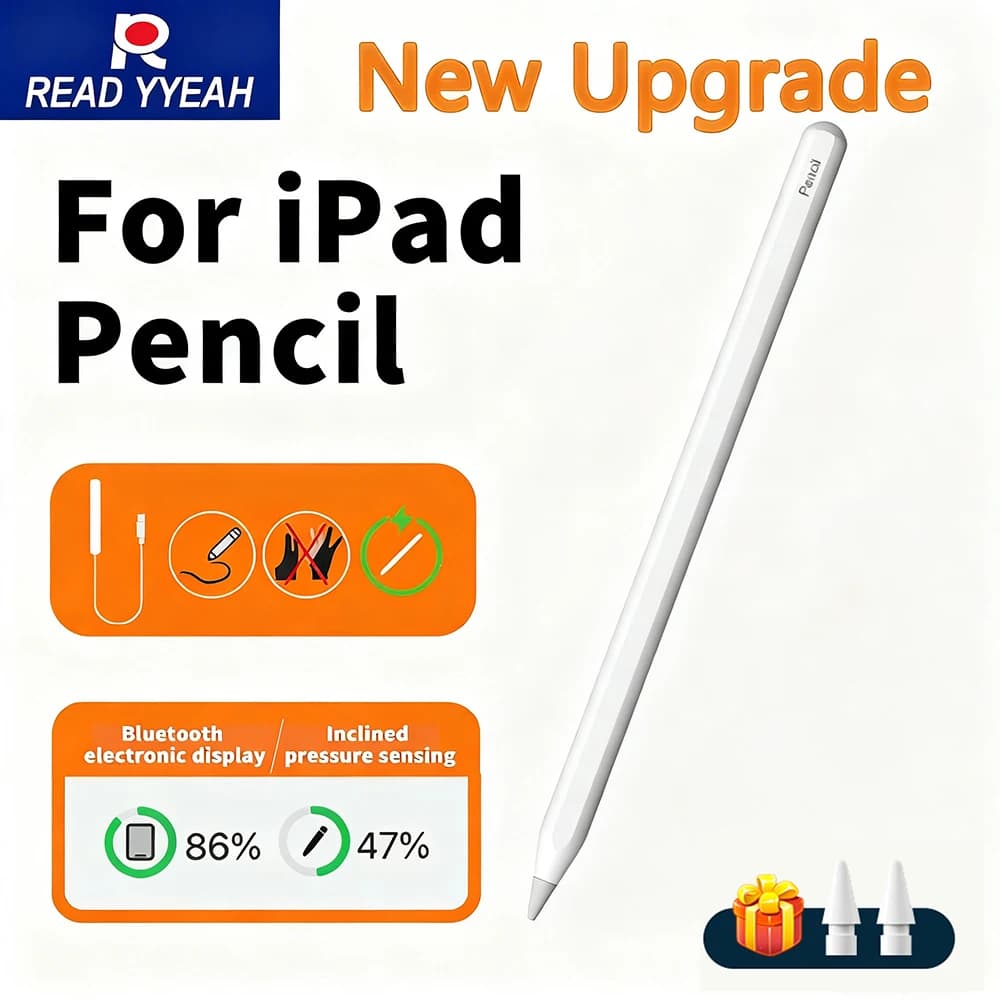 Nuovo 2025 Per Apple Pencil 2 Ricarica Wireless Palm Rejection Stylus Pen Per iPad Air 4 5 Pro 11 12.9 Mini 6 Accessori iPad Pen