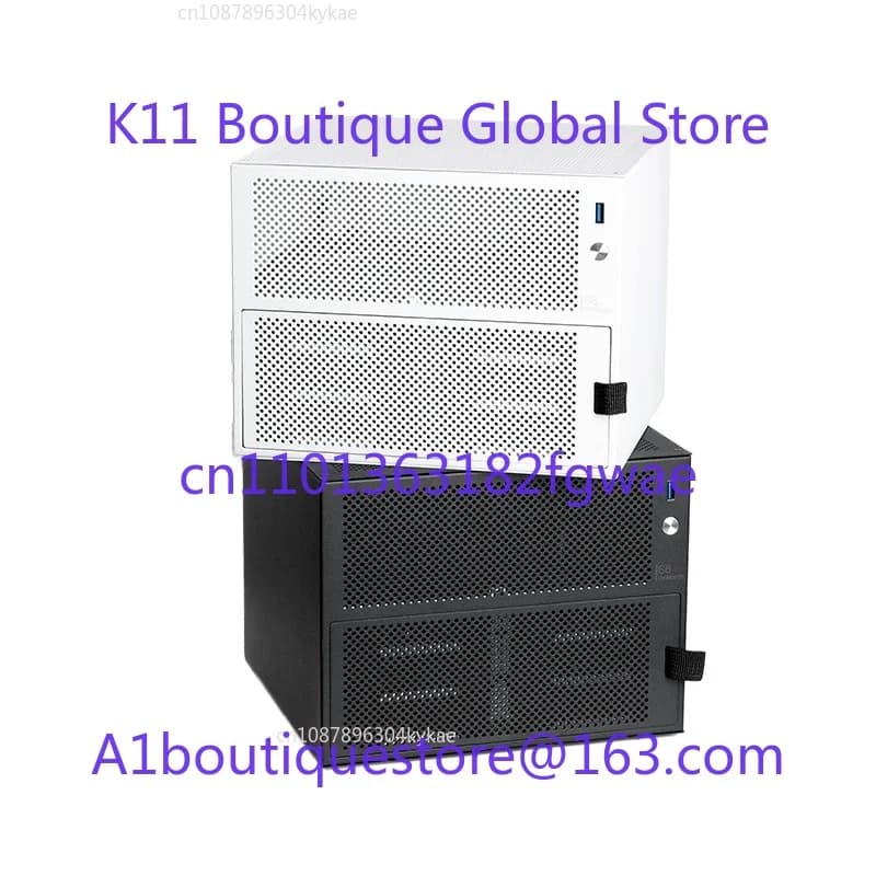 Il telaio NAS a sei bit S6 supporta la scheda principale Itx Server di archiviazione desktop fai-da-te Piccolo telaio AIO