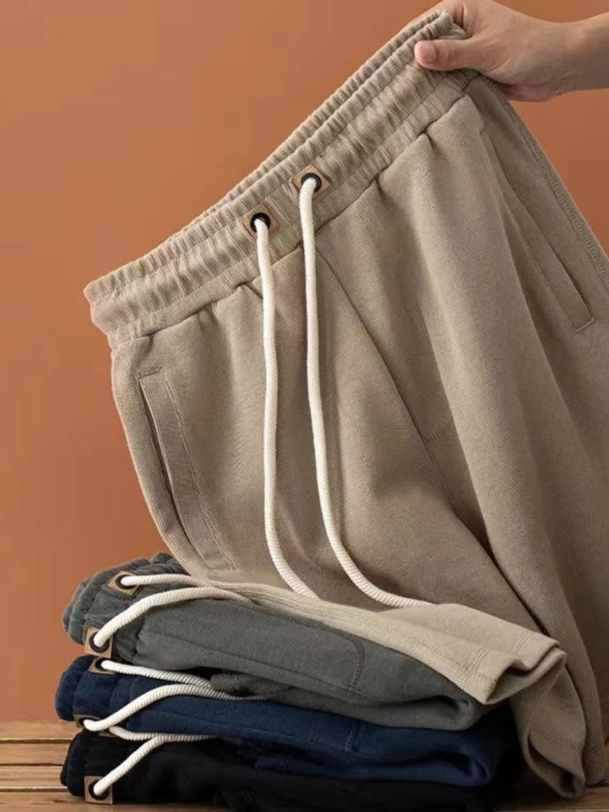 Pantaloncini Sportivi da Uomo in Cotone Lavorato a Maglia, Nuovo Stile Estivo, Traspiranti per Corsa e Basket, in Puro Cotone, Casual, Lunghezza Cinque Quarti