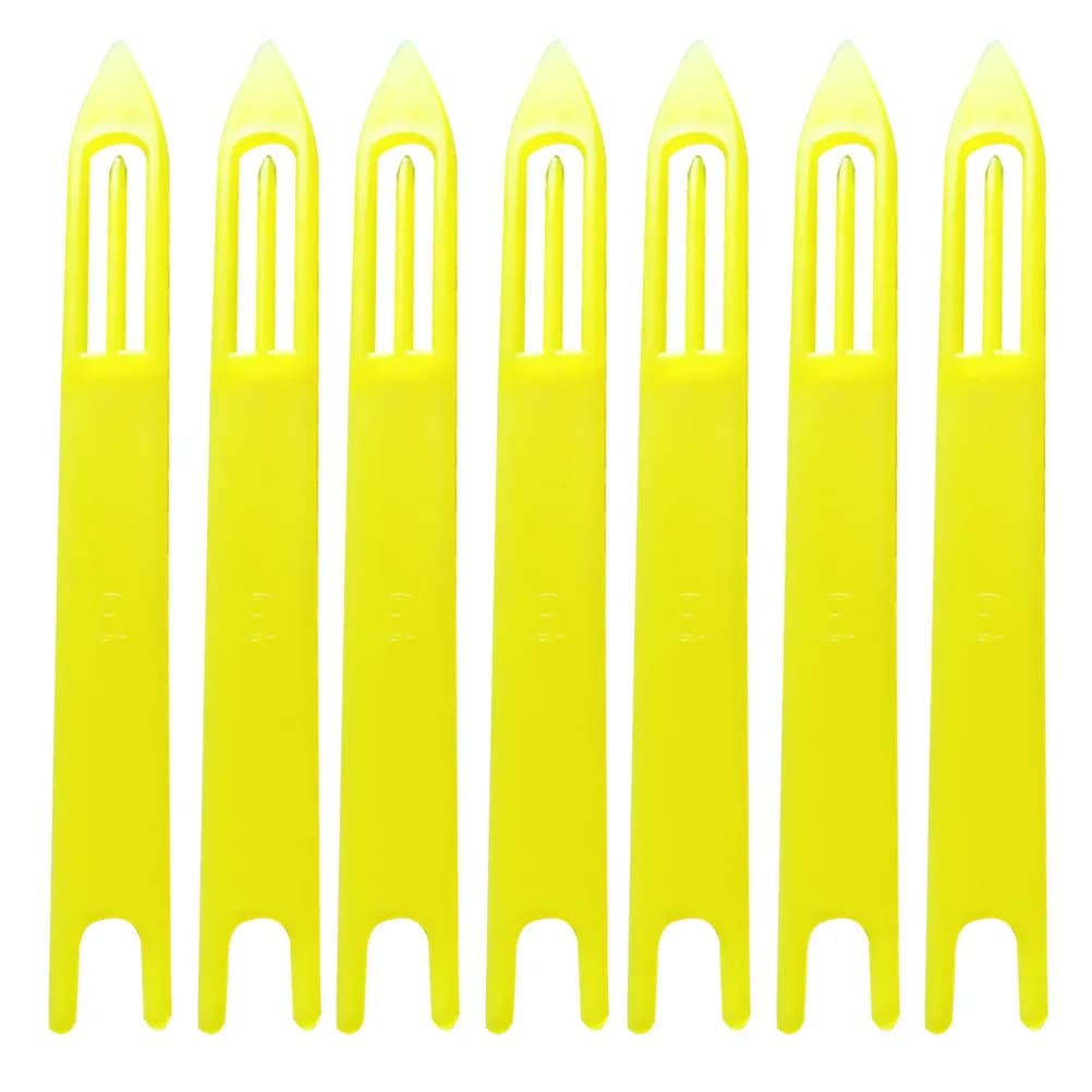 30 Pezzi Ago per Riparazione Reti da Pesca in Plastica Durevole 1.3x16cm, Strumento di Cucito per Accessori Reti da Pesca