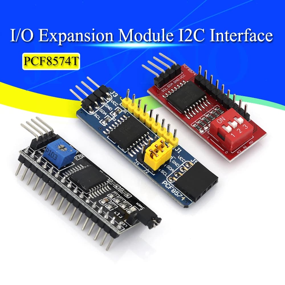 Javino PCF8574 PCF8574T I/O for I2C IIC Interface Support Module Extended Waterfall for Arduino High Lo Expansion Board