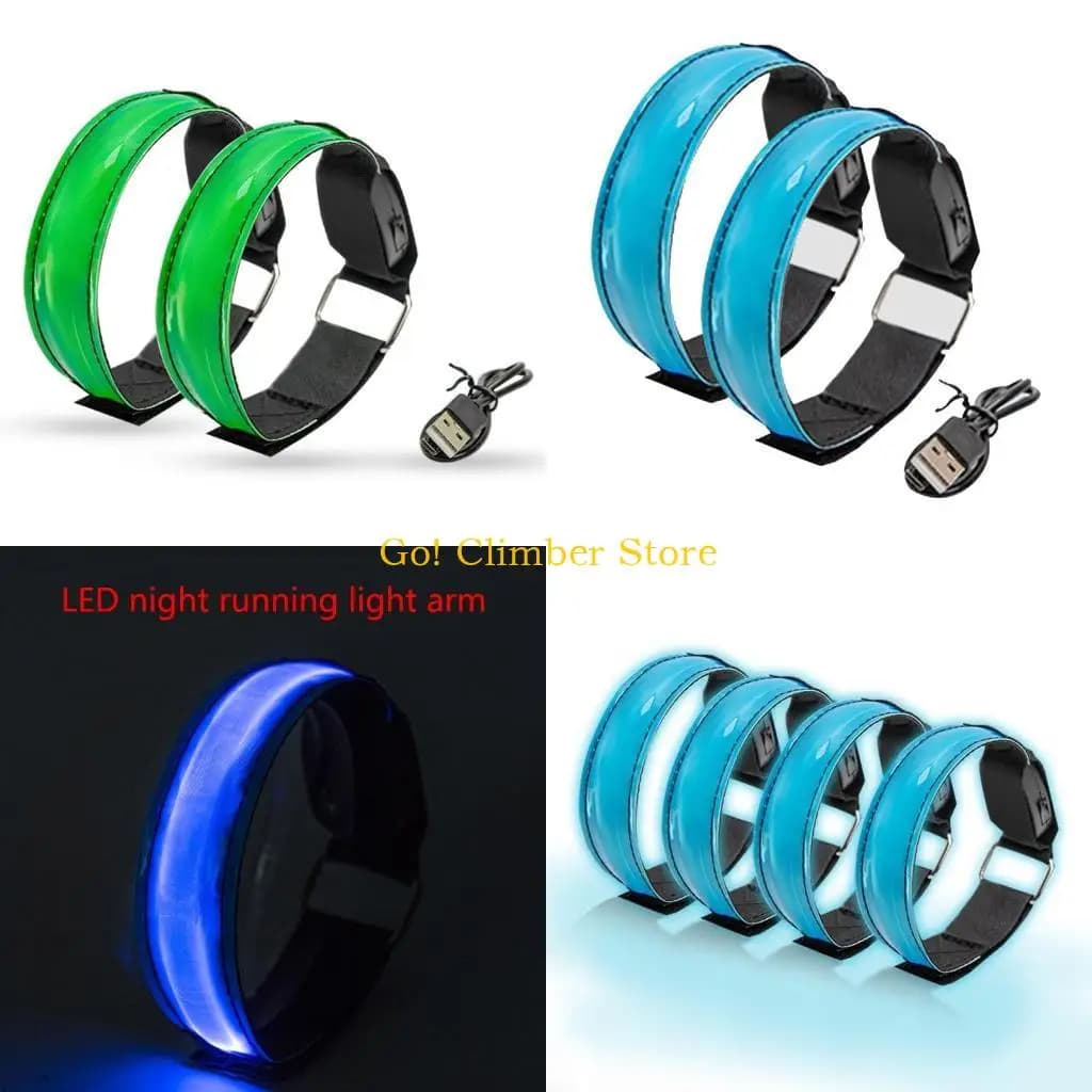 Q84C Reflective LED BRAND BRANC CRAP CINTURE SECURITY SECURITY FOR JOGGERS BIKERS WALKERS Night Cycling