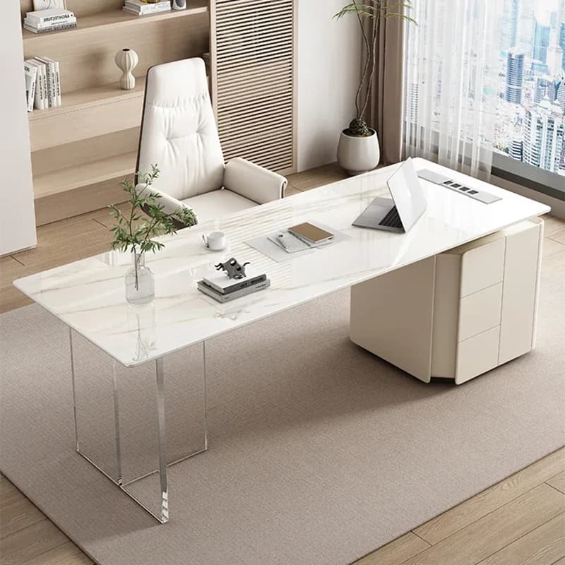 Un mobile da scrivania Toilette per trucco per la casa Tavolo da ufficio Lunghezza di valori Gadget per computer Altezza di gioco Mobili per ufficio