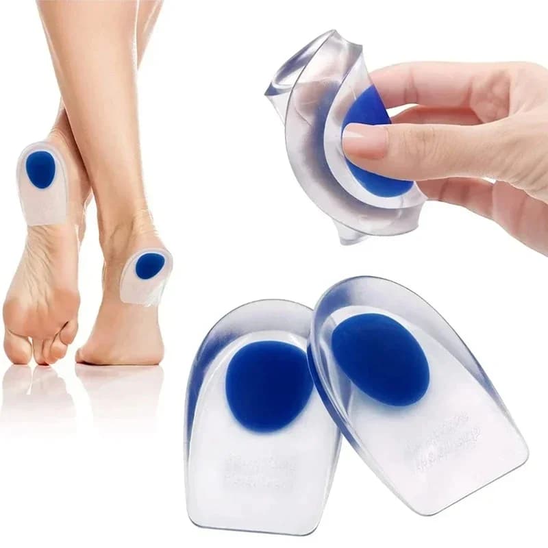 1 pair of spurs pain sole foot for shoes orthopedic in Silicone Gel for feet bearings for shoes that increase the height sole for shoes cushioning