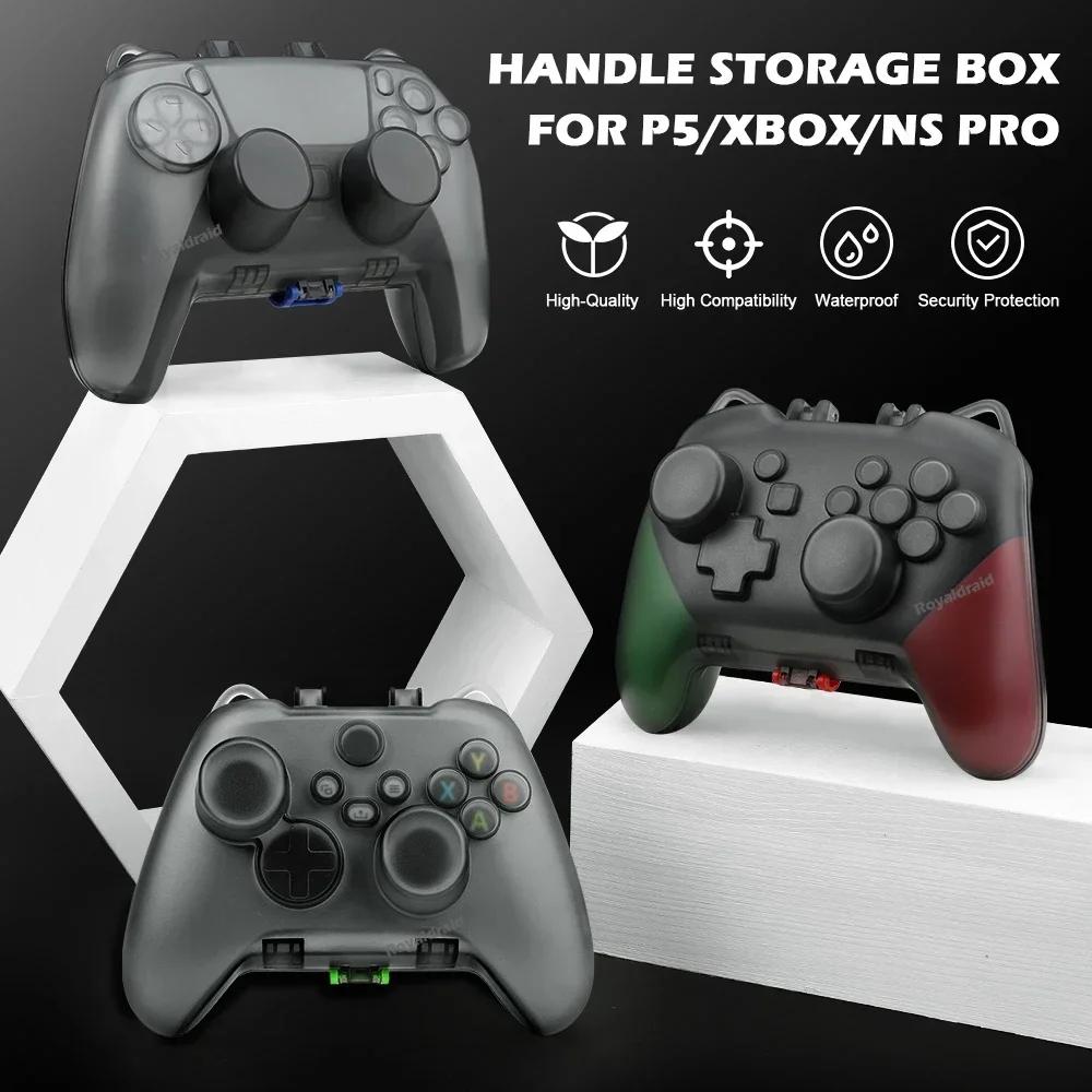 Custodia con manico trasparente per custodia protettiva per controller XBOX serie SX per Switch Pro Gamepad Custodia antipolvere
