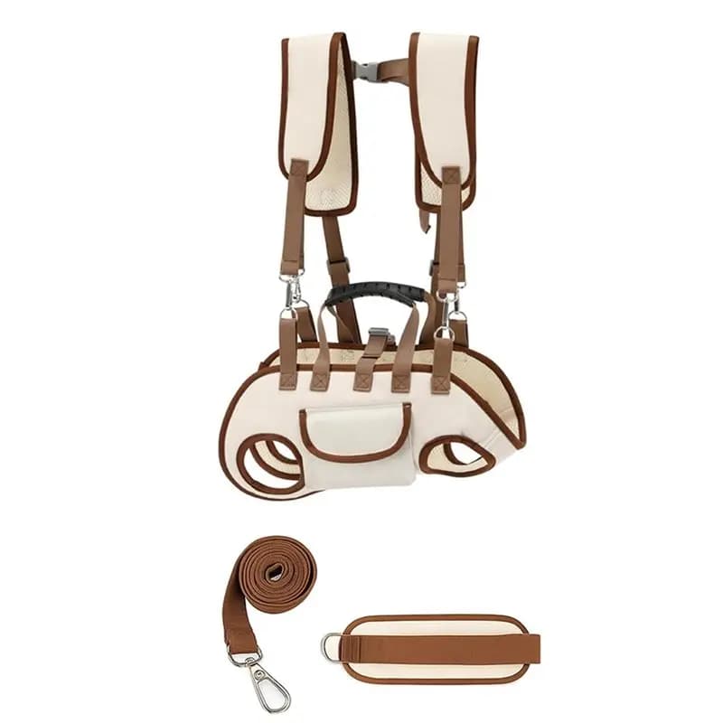 【NOW SAVE】Borsa per animali staccabile traspirante per cani, zaino con tracolla regolabile per piccoli animali domestici, borsa da viaggio a mani libere