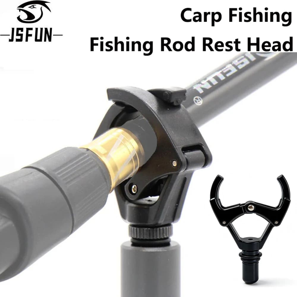 JSFUN 1/2/3 pieces rest head for fishing rod to the carp for banking sticks support for fishing rod to the carp