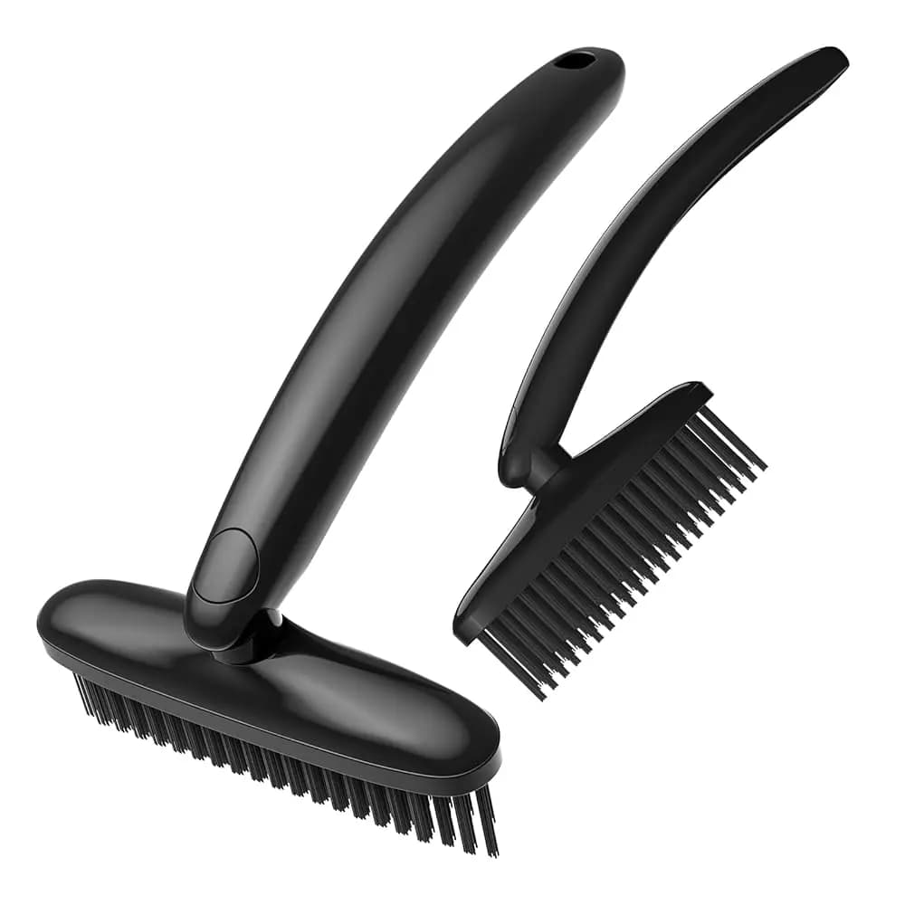 Spazzola Rotante per Pulizia Fessure 2 Pezzi - Spazzola per WC, Strumenti per Pulizia Spazi Ristretti, Spazzola per Fughe del Bagno, Accessori Essenziali per la Casa