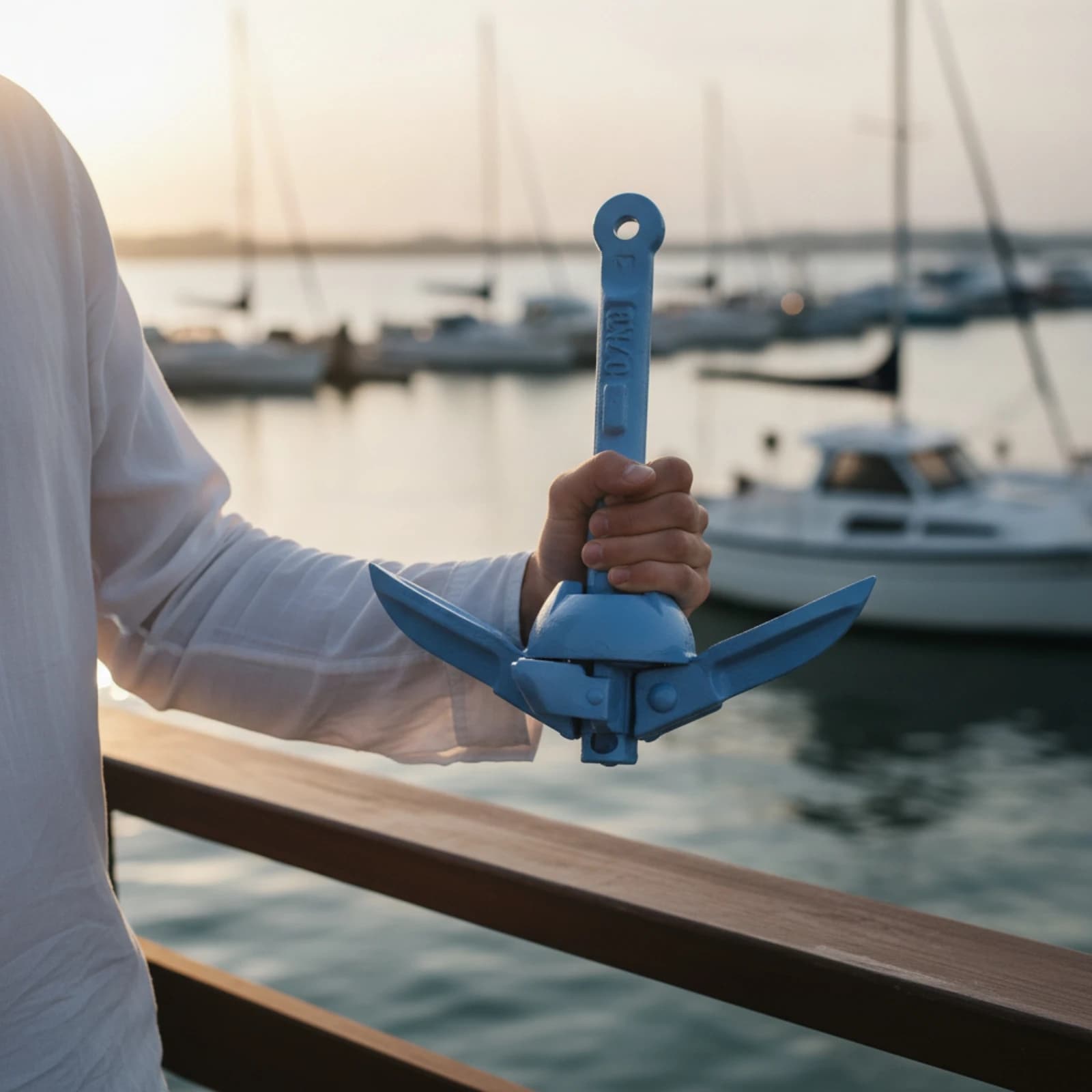 Folding Grapnel Anchor Compact Umbrella Anchor Hardware Portable Versatile for Kayakers, Small Boats, Kayak Fishing