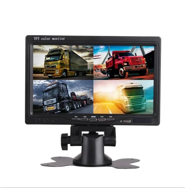 Support DVR for 4 Channel 7 Inch Car HD1080P Car Camera Input for Trucks MP5 DVR Cam for Truck DVR Wagon Cam