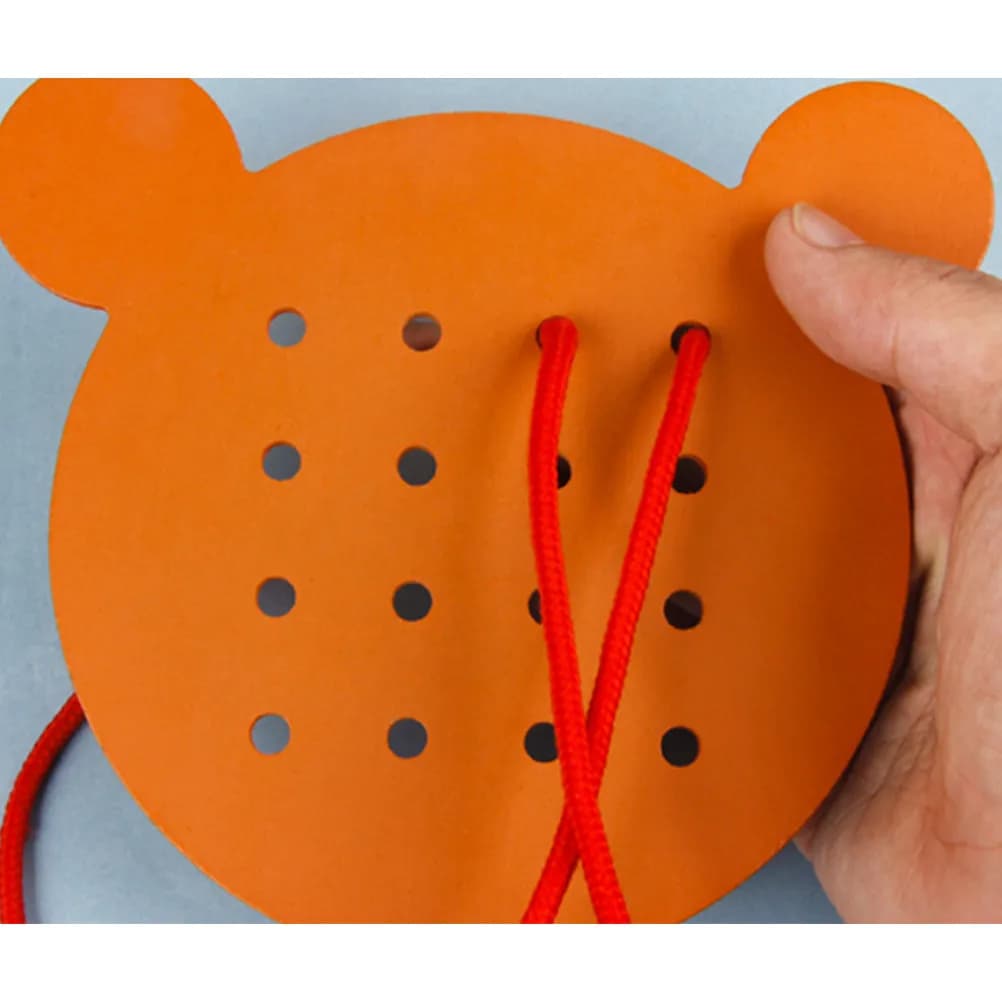 1 pz. Gioco Geometrico in Legno per Bambini, Puzzle Matematico con Elastici, Gioco Educativo Prescolare, Blocchi di Costruzione a Forma di Chiodo