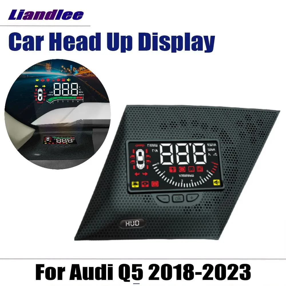 Display Head-Up HUD per Audi Q5 (80A) 2018-2023, Copertura Altoparlante, Accessori Elettronici Auto, Schermo LED, Proiettore Parabrezza