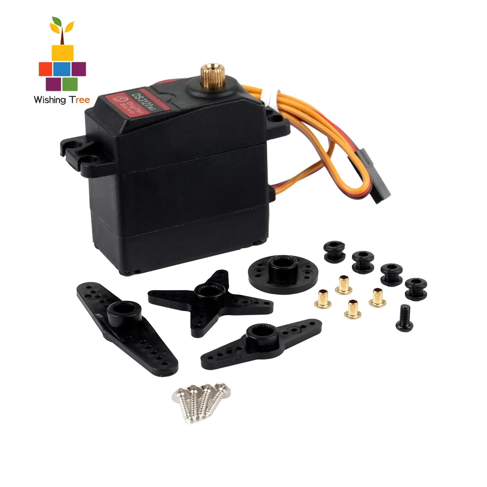 Dsservo DS3120 Servo ingranaggio metallico digitale a coppia elevata da 20 kg per modelli di auto e aerei RC