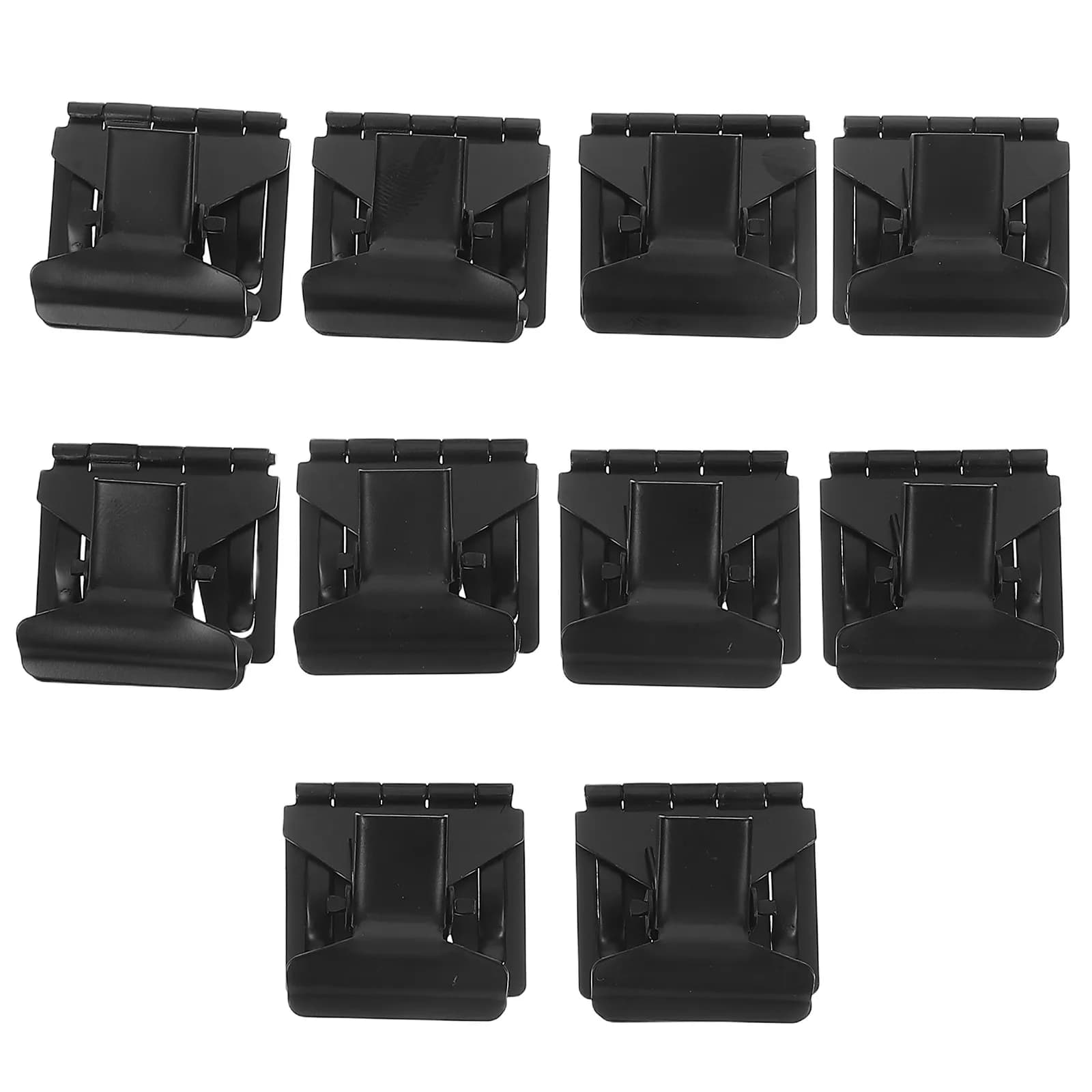 10 Pezzi Porta Etichette Prezzo in Metallo Nero, Clip Espositive per Negozi al Dettaglio, Supermercati, Espositori per Scaffali, Cartelli e Pannelli Espositivi