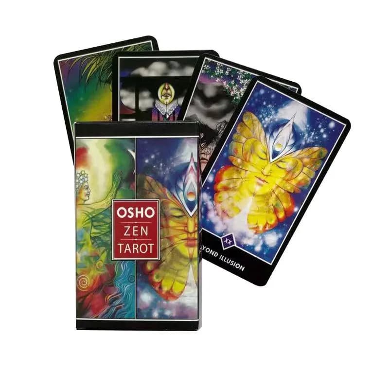 Nuove carte dei tarocchi Osho Zen Guida PDF Versione inglese Gioco da tavolo Oracle Deck per la festa