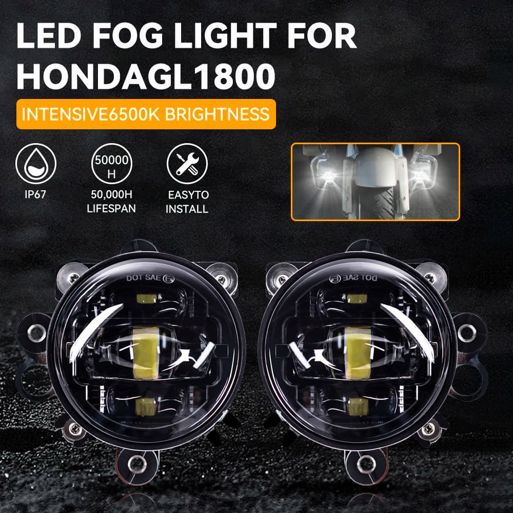 Goldwing 1800 GL faro del motociclo fendinebbia Led luce di guida ausiliaria per Honda Gold Wing GL1800 GL 1800 2002-2017