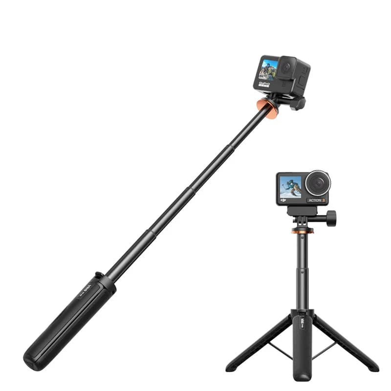 TP-08 Action Camera Tripod for Shadowstone 360 & Gopro Patented Tripod Selfie Stick