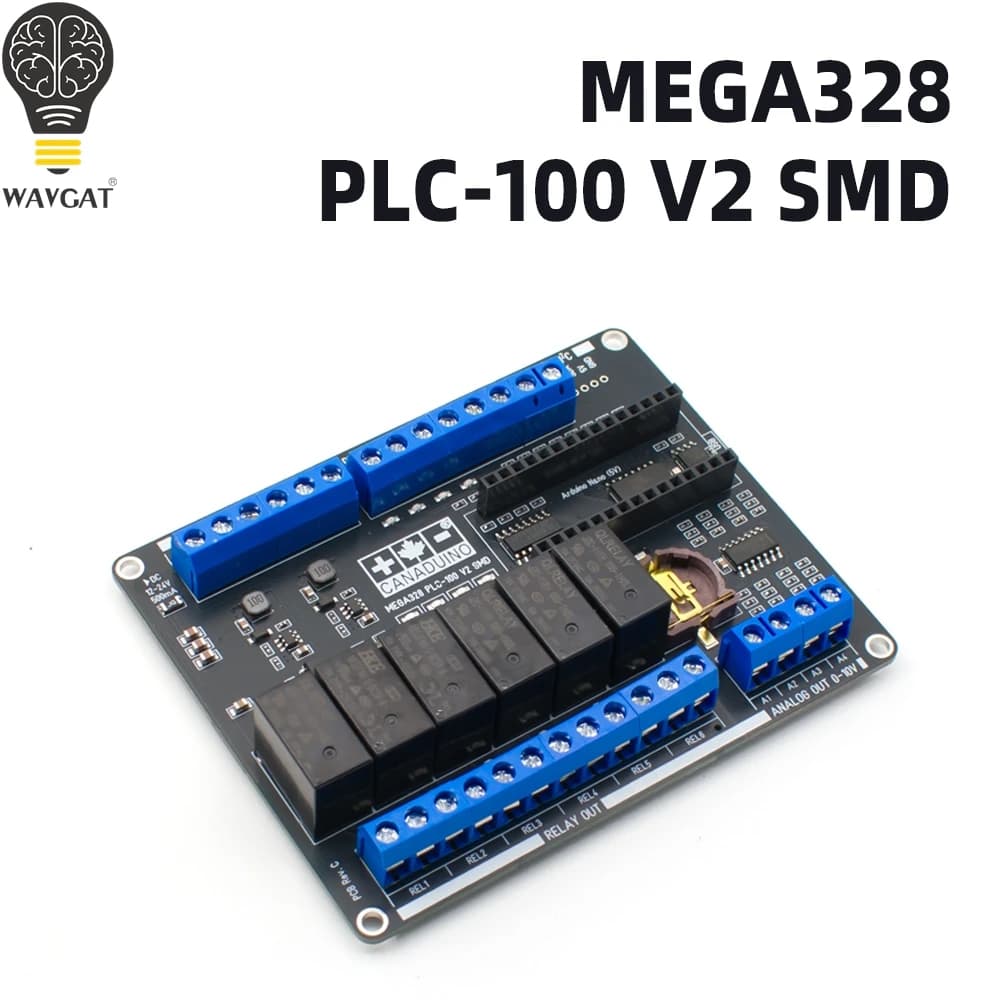 WAVGAT MEGA328 PLC-100 V2 SMD per Arduino Nano