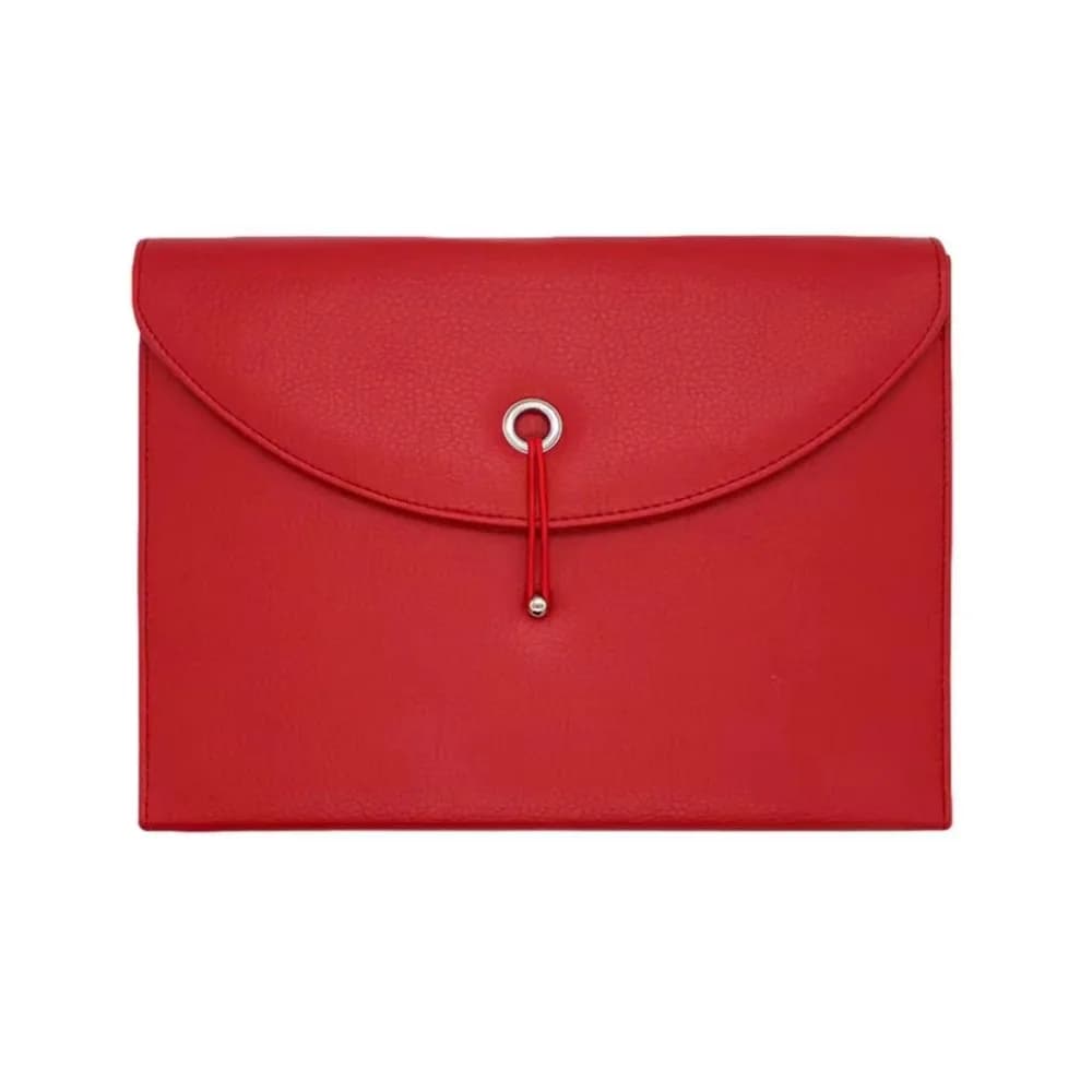 Borsa Portadocumenti in Pelle PU Impermeabile con 13 Tasche, Portadocumenti Espandibile Portatile con Chiusura Elastica e Etichette