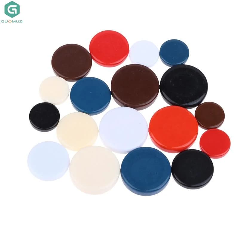 Set di 15 Pezzi per Backgammon 20/27/32MM, Scacchi Occidentali Multicolore, Pedine Rotonde in Plastica, Accessori per Giochi di Scacchi e Duelli Intelligenti