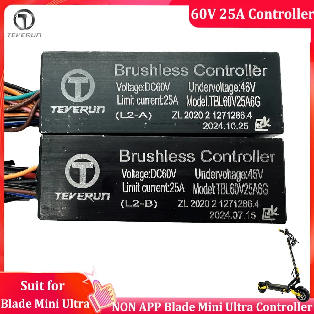 Originale Blade Mini Ultra Controller 60V 25A per Blade Mini Ultra 60V 27Ah No-APP Display a LED integrato Scheda NFC Teverun Scooter