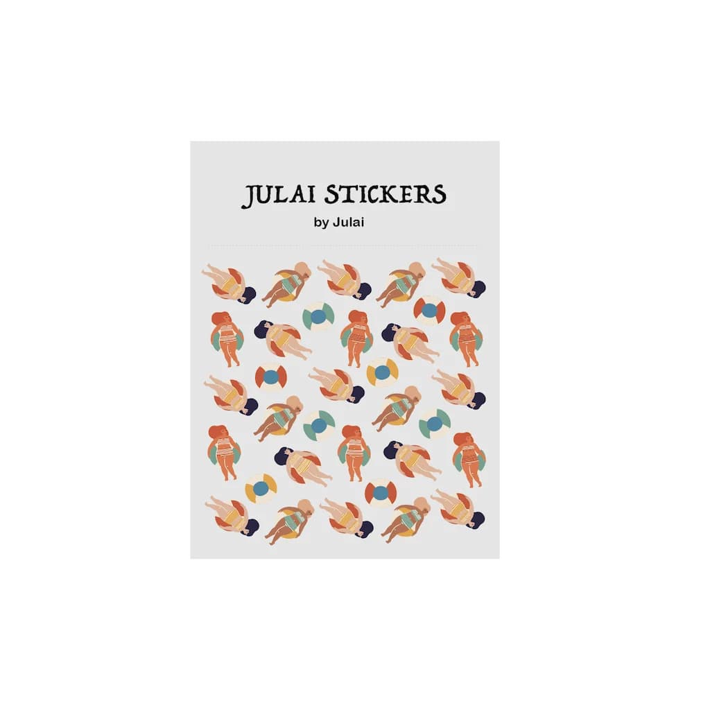 Simpatici adesivi decorativi FLOAT & RELAX Planner Notebook Journal diario del telefono Album Happy Gift Decoration stickers e altre opzioni