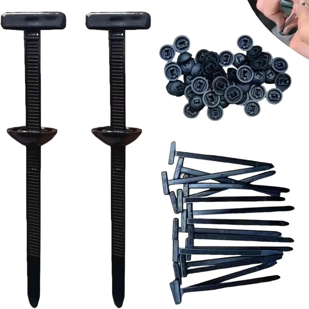 20/50/100Pcs Heavy Duty Nylon Universal Cable Tie Buckle Durable Wear-resistant Plastic Cable Ties Tool Lightweight Portable